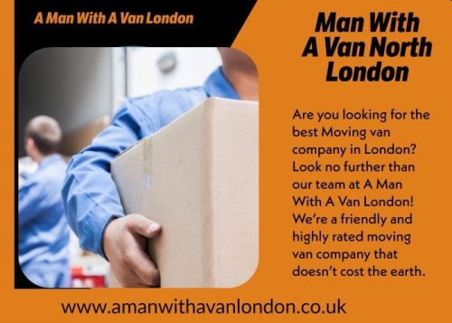 Man With A Van North London