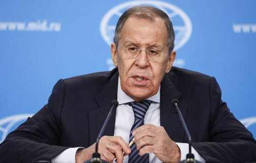 Russia’s foreign minister faces Western critics at security meeting and walks out after speech