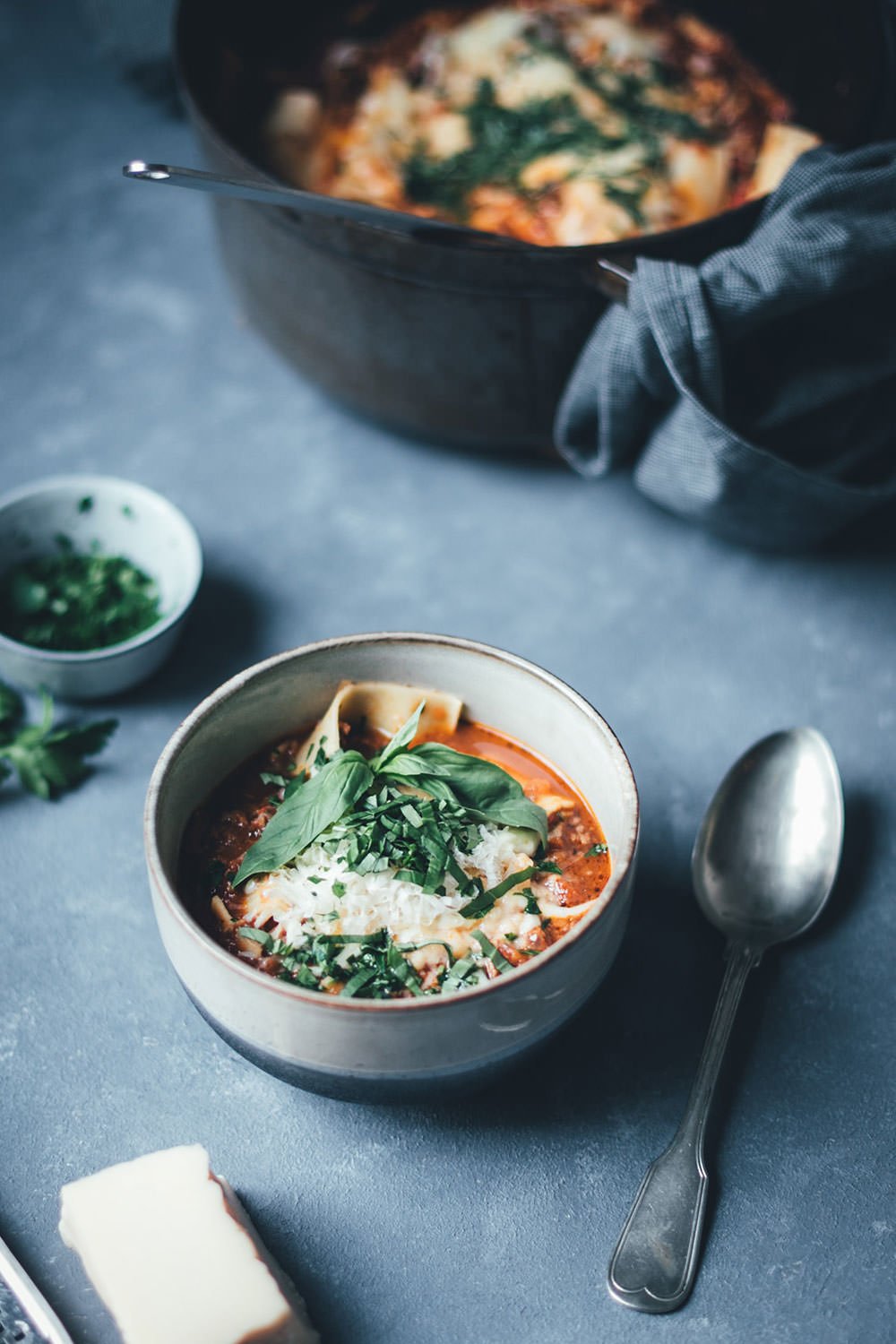 One Pot Lasagne-Suppe
