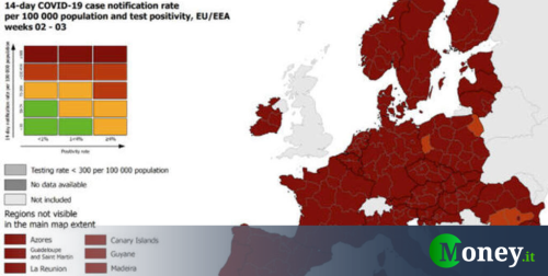 Zona rossa in Italia e in Europa, è record: la mappa aggiornata