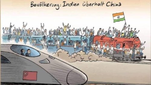 German Media's Cartoon On India's Population Overtaking China Leaves ...