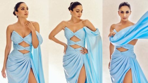 Kiara Advani stuns in an aqua blue cut-out dress, here's how you too can pull off this glamorous look