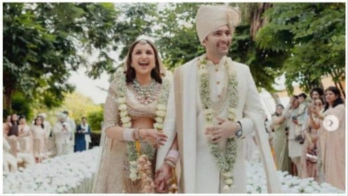 Parineeti Chopra, Raghav Chadha share dreamy wedding pics: 'blessed to finally be Mr and Mrs'