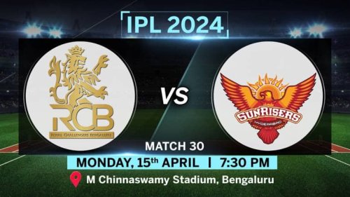 RCB vs SRH Live Score, IPL 2024: Struggling RCB seeks redemption against strong SRH at Chinnaswamy fortress