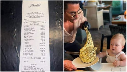 Abu Dhabi restaurant charges Rs 1.3 crore bill, items included gold-coated steak