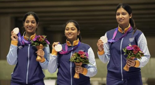 Asian Games 2023: Indian women's 10m air rifle team bags silver; Ramita win individual bronze
