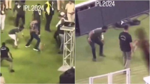 Dog that entered stadium during IPL match 'chased', 'kicked'. Animal rights activists condemn behaviour