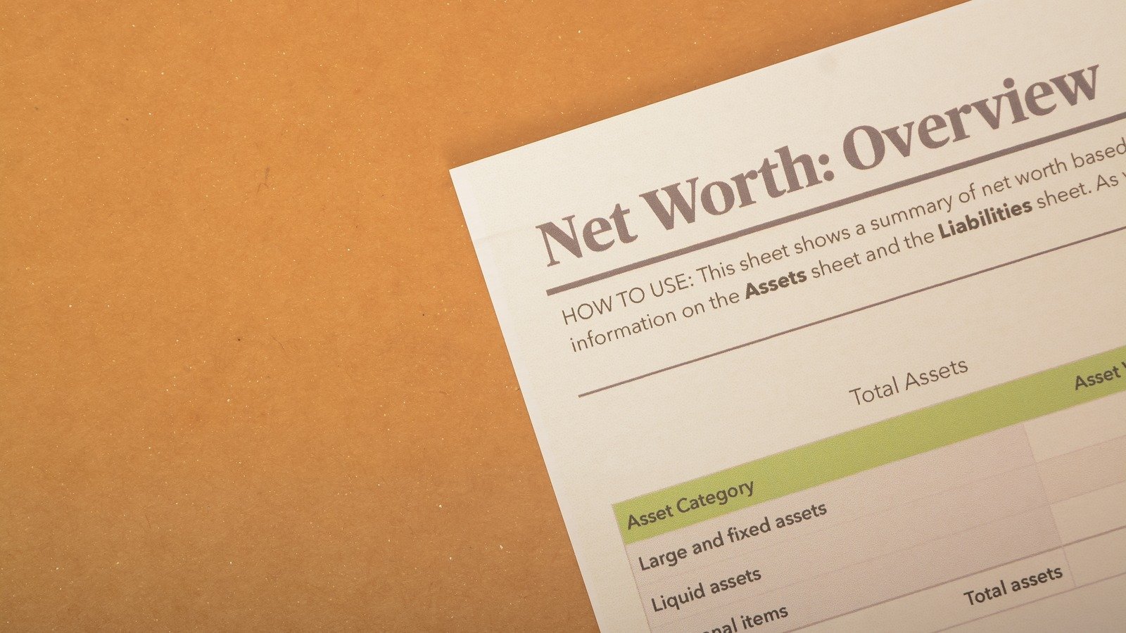 Don't Include These Things When Calculating Your Net Worth