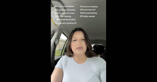 ‘It does kind of make me the breadwinner’: stay-at-home mom charges husband $2,7000 a week for household labor — sparking a debate on TikTok