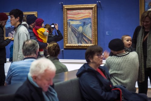 Gescheiterter Klebe-Angriff auf Munchs "Schrei" in Oslo