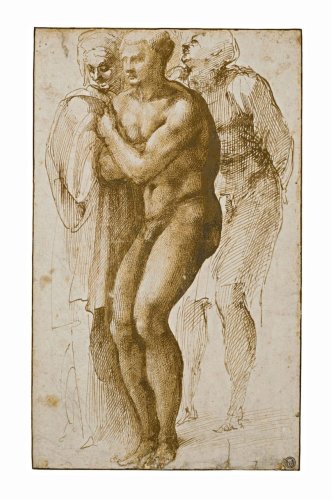 Rekordversteigerung für Aktzeichnung von Michelangelo