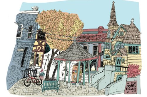 Canadian Cities Through a Sketch Artist's Eyes