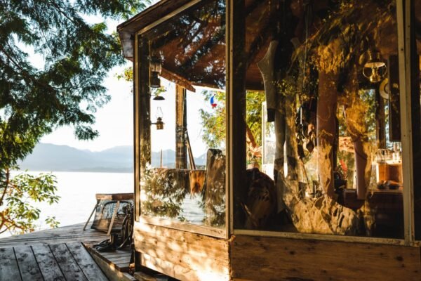 This Family’s Dream Home Is an Off-the-Grid Glass Yurt on Bowen Island