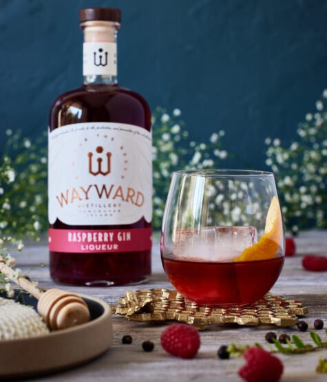 An Indulgent Raspberry Cocktail Recipe from Wayward Distillery