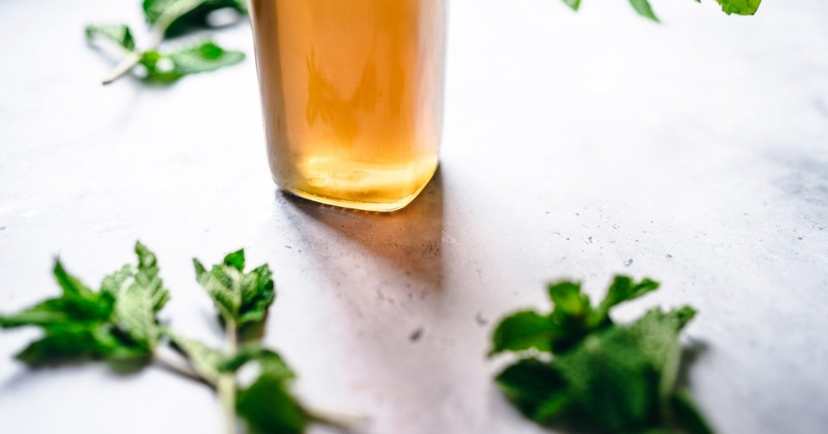 Fresh Mint Simple Syrup