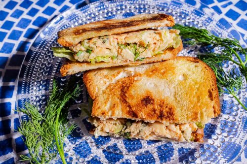 Smashed Butter Bean Salad Sandwich