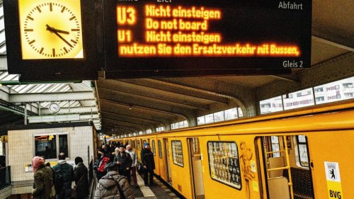 BVG: U1 und U3 gesperrt - Fahrgäste der U-Bahn überrascht