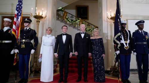Macron in den USA: Viel Glanz und ein wenig Ärger