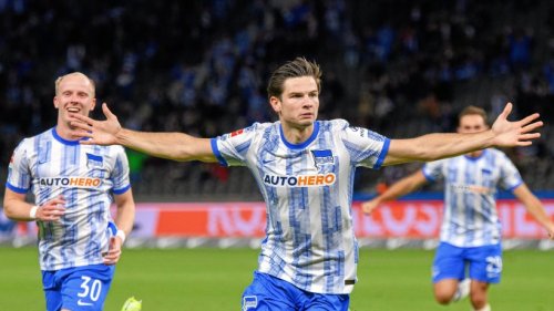 Endlich siegreich: Hertha gewinnt 2:1 in Fürth