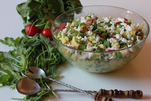 Rezept: Couscous Spargel Salat