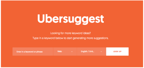 Ubersuggest Keyword Research Tool: The Best Keyword Research Tool from Neil Patel