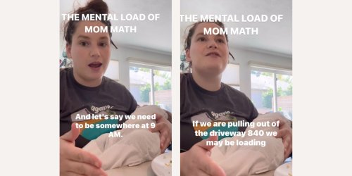 This description of 'mom math' shows it takes a miracle for moms to ever leave the house