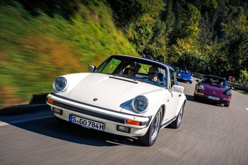 Dem Mythos Porsche 911 auf der Spur: Ausfahrt mit acht Generationen