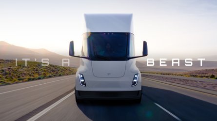 Tesla Semi: "It's A Beast" With Tri-Motor System