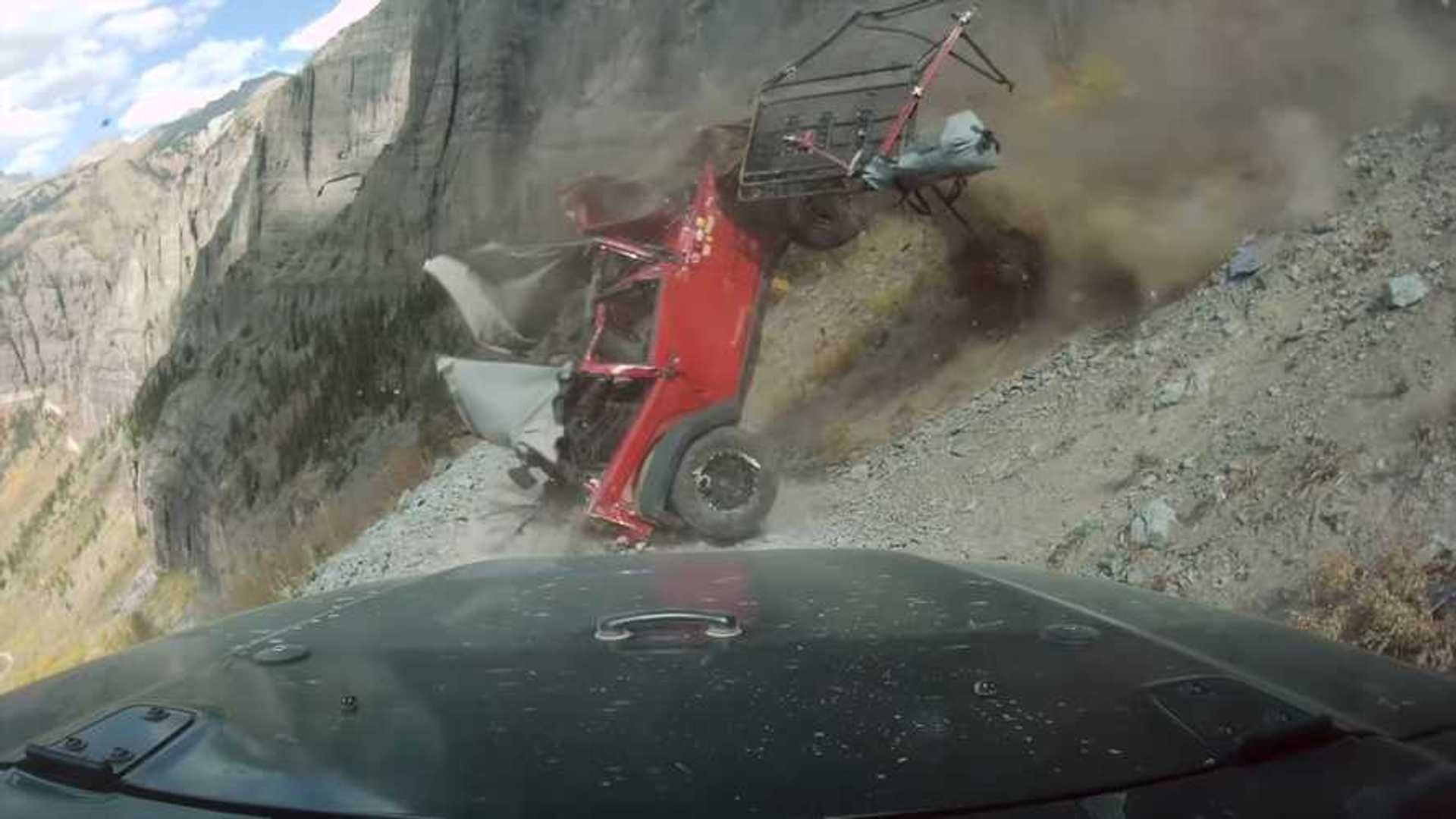 Shocking Video Captures Jeep Wrangler Tumbling Down Black Bear Pass
