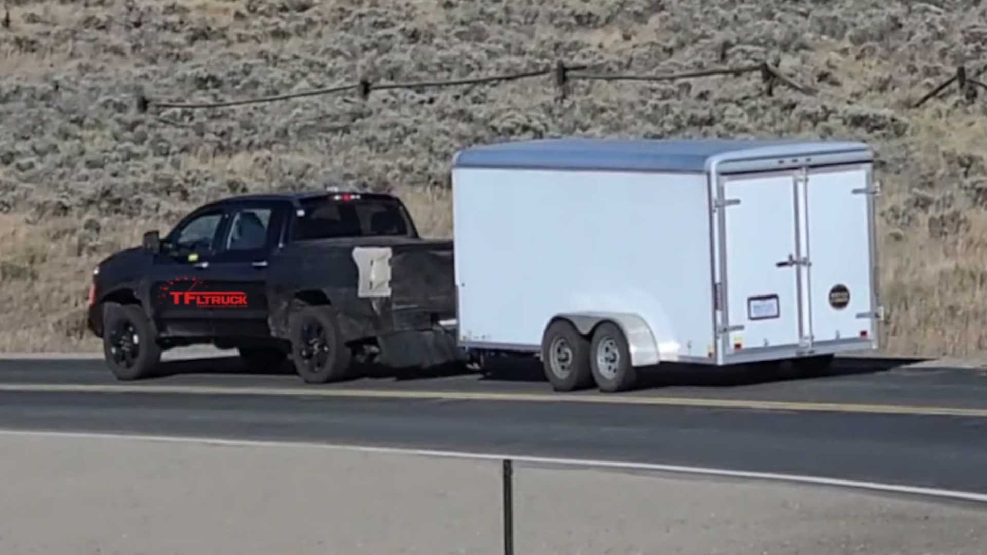 Next-Gen Toyota Tundra Spied On Curvy Roads Towing Trailer