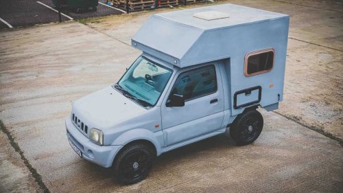 Dieser Suzuki Jimny Camper für nur 9.500 Euro hat alles an Bord