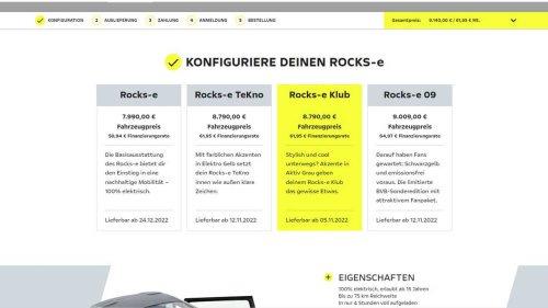 Klein, rot und elektrisch: Opel-Werkfeuerwehr fährt Rocks-e