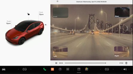 Tesla Dashcam Captures Insane Accident Where A Kia Takes Flight On The Freeway
