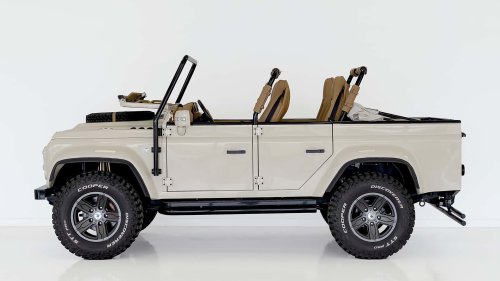 The Defender Convertible from Ares Modena features a 5.3-litre V8