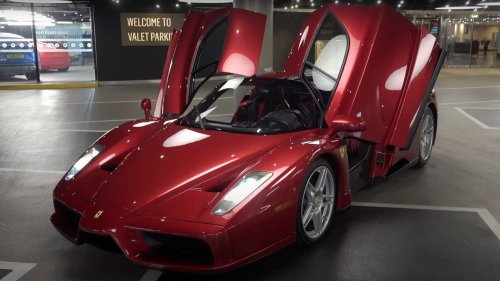 One-Off Ferrari Enzo Rosso Rubino Spotted Roaring In London