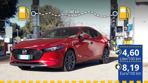 Tatsächlicher Verbrauch: Mazda 3 mit Mildhybrid-Benziner im Test