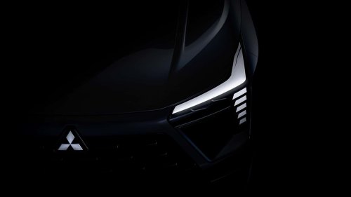 2024 Mitsubishi compact crossover teased ahead of August debut