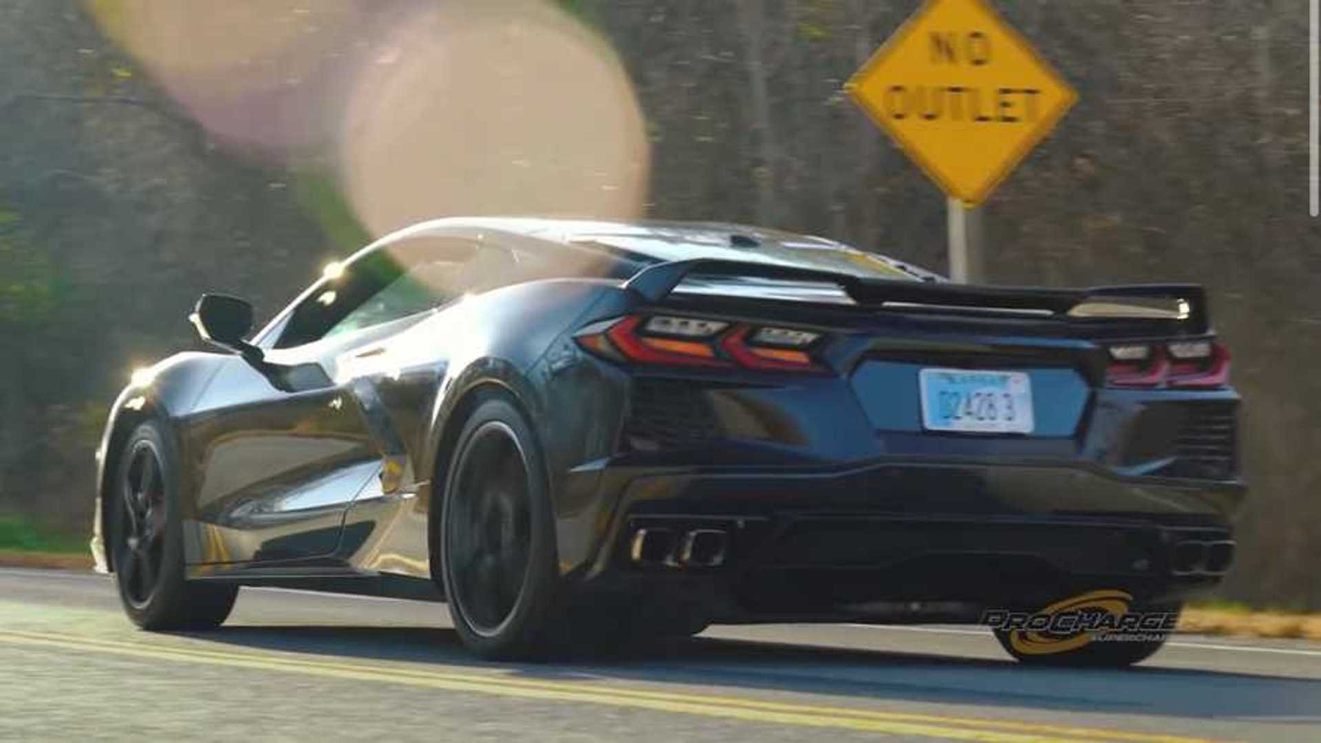 Listen To First Supercharged Chevy Corvette C8 In Short Teaser