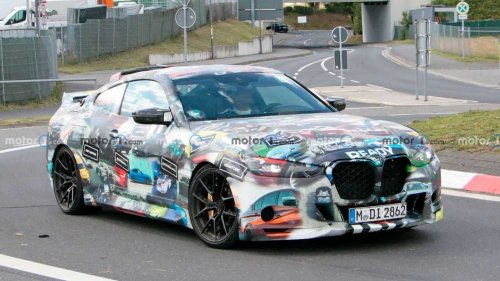 BMW 3.0 CSL Hommage: Erlkönig zeigt den Über-M4 in Aktion