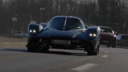 Hear The Incredible Aston Martin Valkyrie's V12 Wail On Public Roads