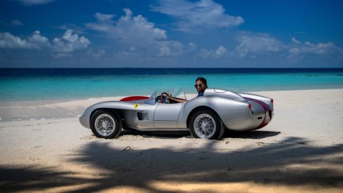 Aux Maldives, une Ferrari unique