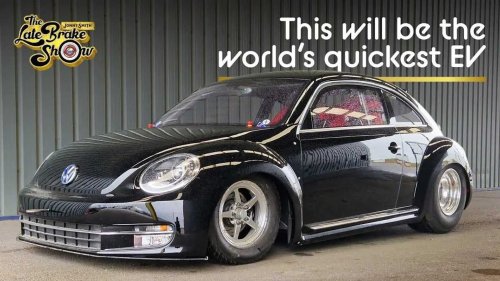 UK: This VW Beetle drag racing EV has 6,400 bhp from four motors