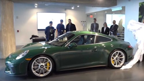 Porsche 911 GT3 Touring In British Racing Green With Wood Trim