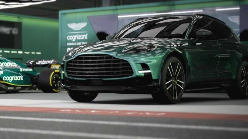 Aston Martin DBX : configurez votre modèle dans un garage de F1 !