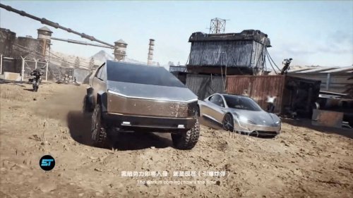 Tesla Cybertruck & Next-Gen Roadster Debut In Video Game - Flipboard