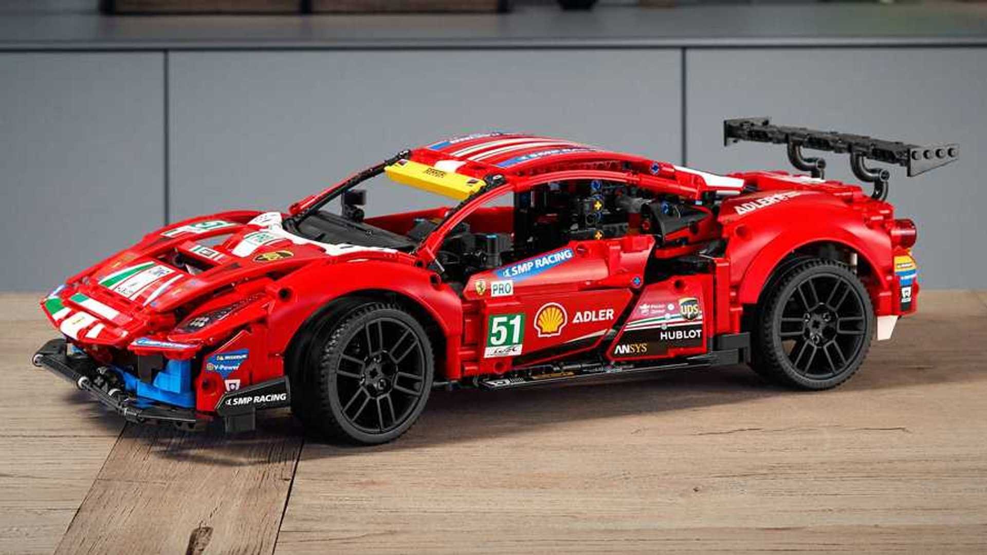 Ferrari 488 GTE Gets 1,677-Piece Lego Technic Treatment