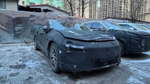 Polestar 4 Tesla Model Y rival electric crossover spotted in China