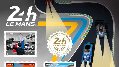 La Poste célèbre les 24 Heures du Mans avec une série de timbres