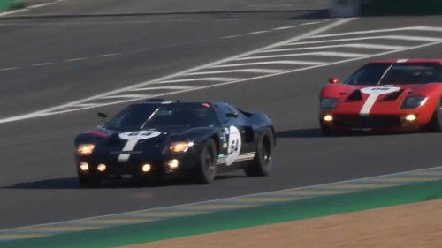 Ford CEO Jim Farley Gets Podium Finish At Le Mans Classic In A GT40