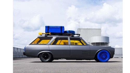 Une Peugeot 504 break spéciale pour la soirée du rap français